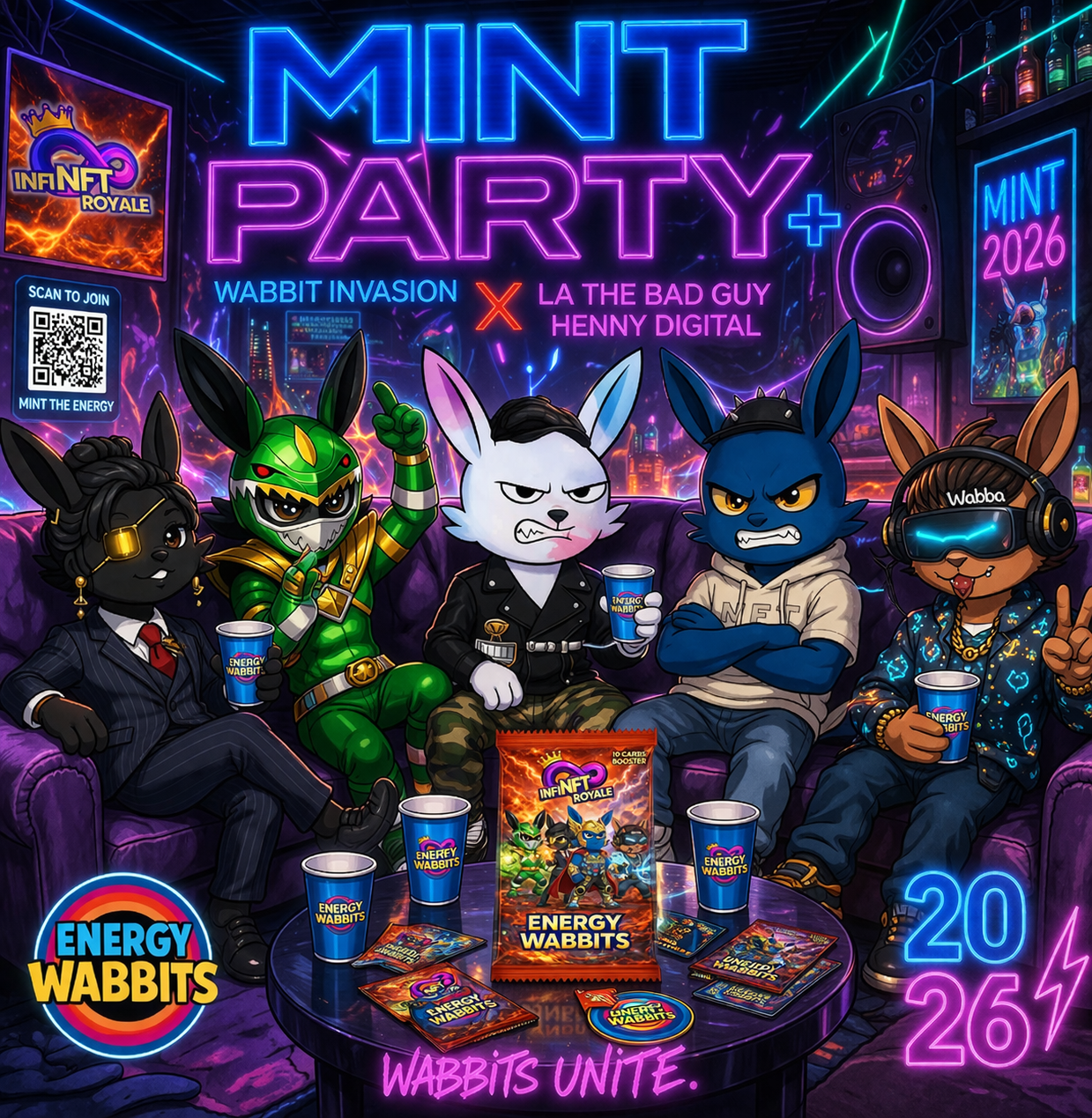 Wabbits Mint Party